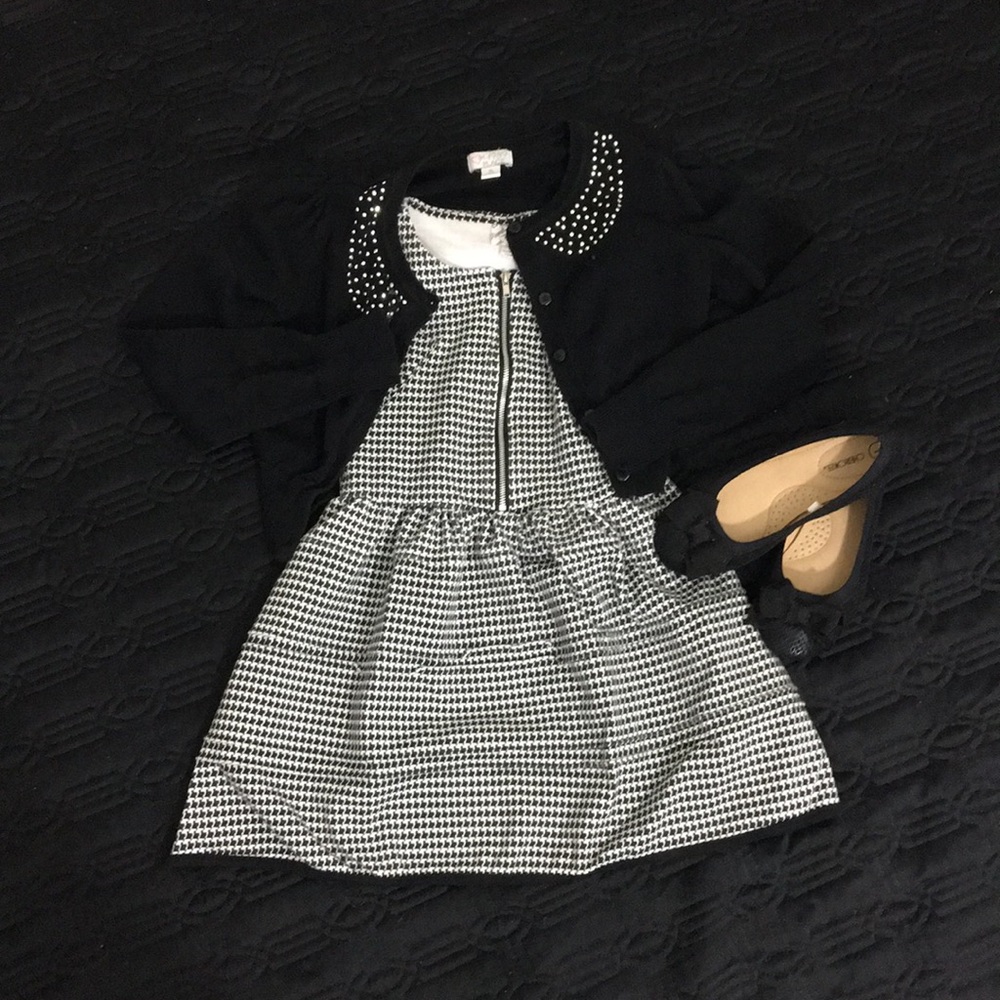 Disney’s Dsigned Houndstooth Print Dress Size S